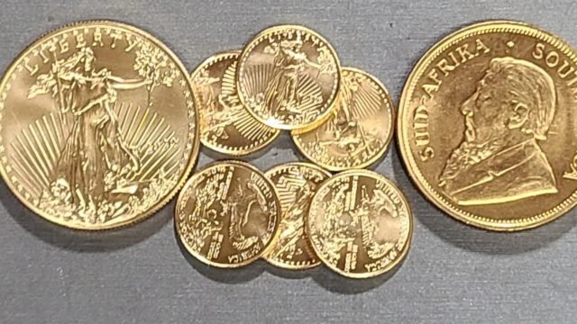 American Gold Eagle coins and South African Krugerrand at Apex Gold Silver Coin